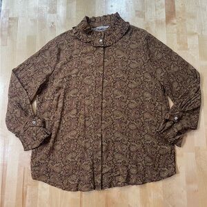 Soft Surroundings Knightsbridge High Neck Blouse